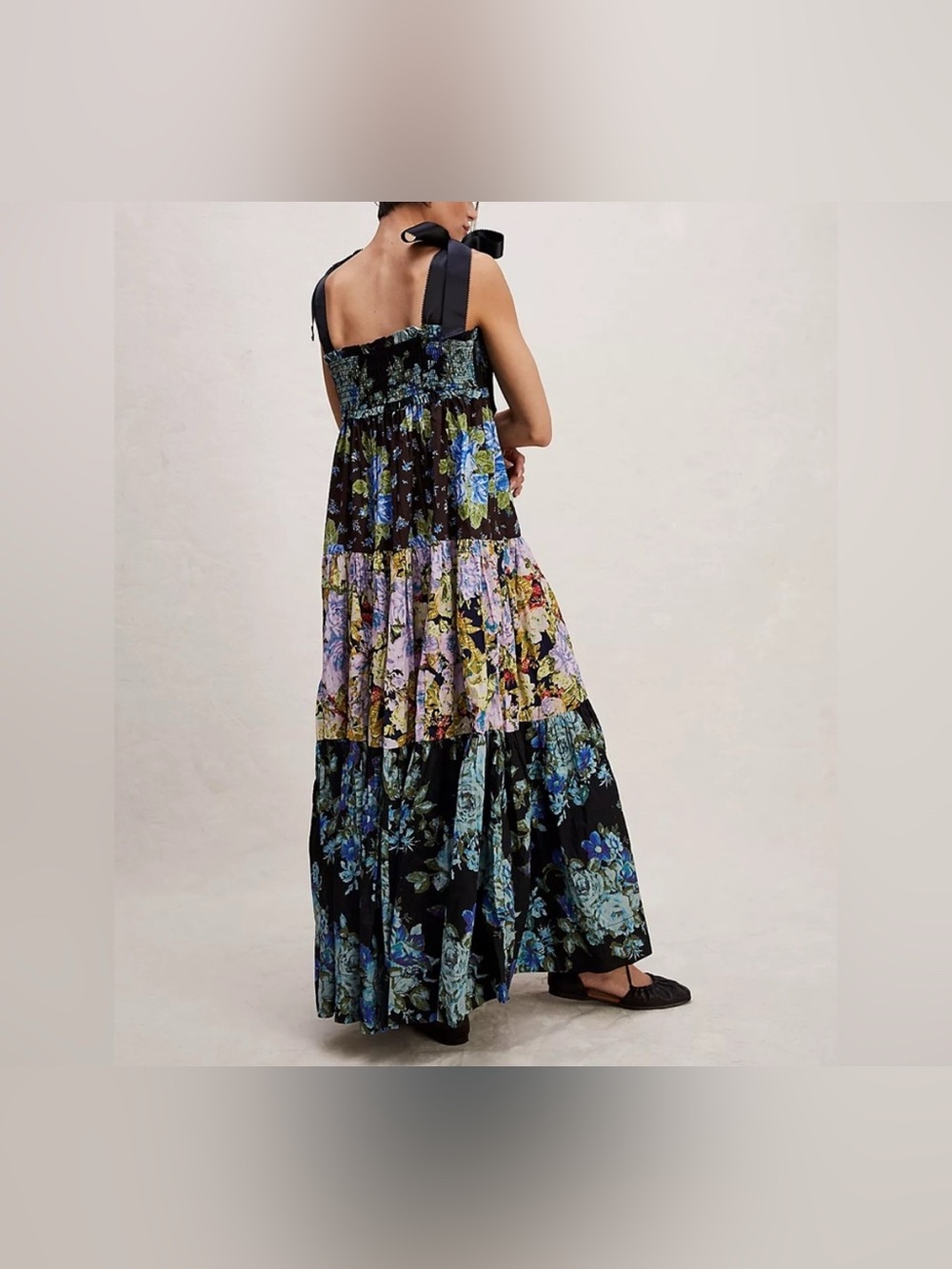 Free People Bluebell Maxi Dress - cool combo blue black - Medium (estimated) *IR - Picture 4 of 10